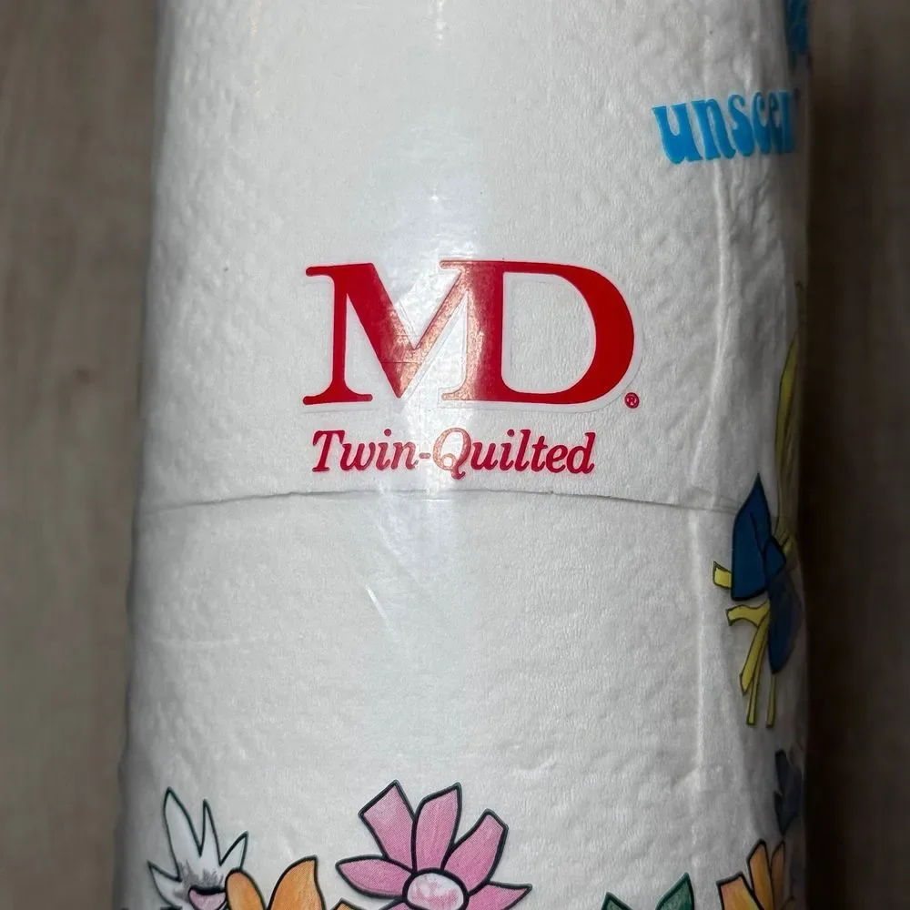 Vintage 1980 MD Twin Quilted Two-PlyWhite Bathroom Tissue (4 PACK) 225 SQ.FT.‎